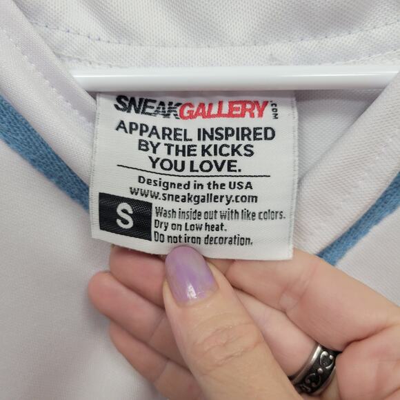 Vintage Sneak Gallery 23 Baseball Jersey‎ Size S Chi Red White Blue *READ - Picture 5 of 8